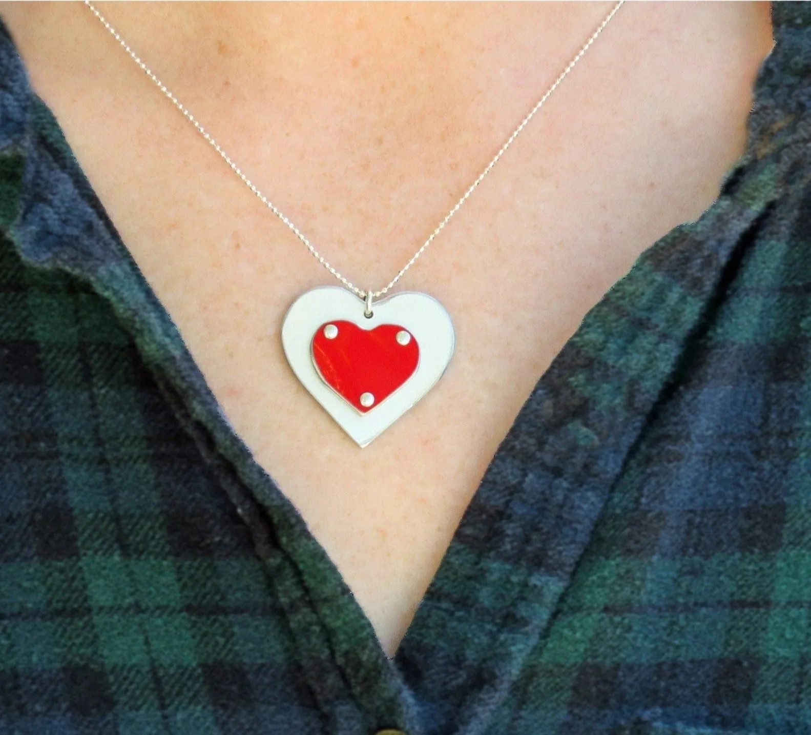 Double Heart Necklace