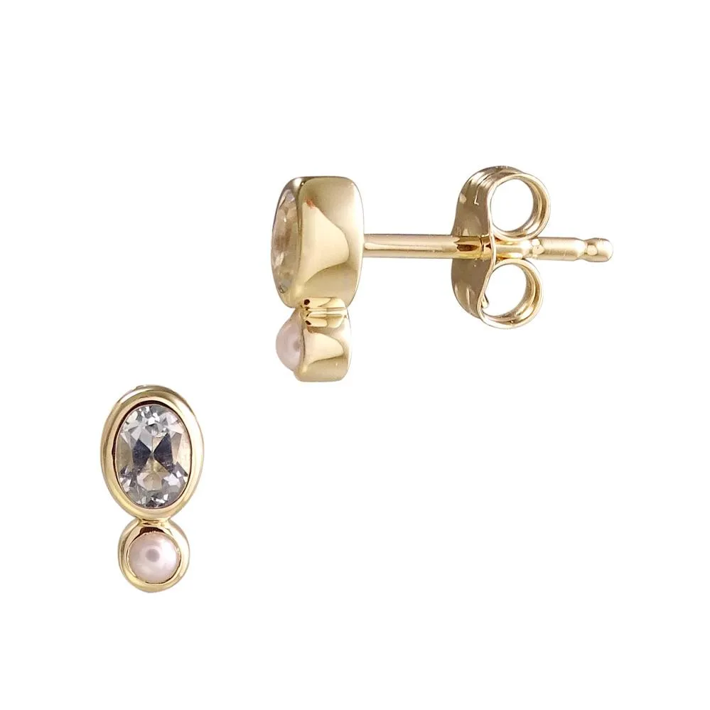 Double Stone Spectra Studs