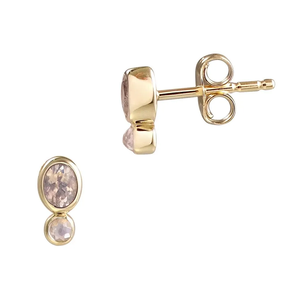 Double Stone Spectra Studs