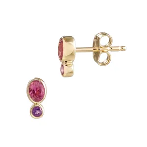 Double Stone Spectra Studs