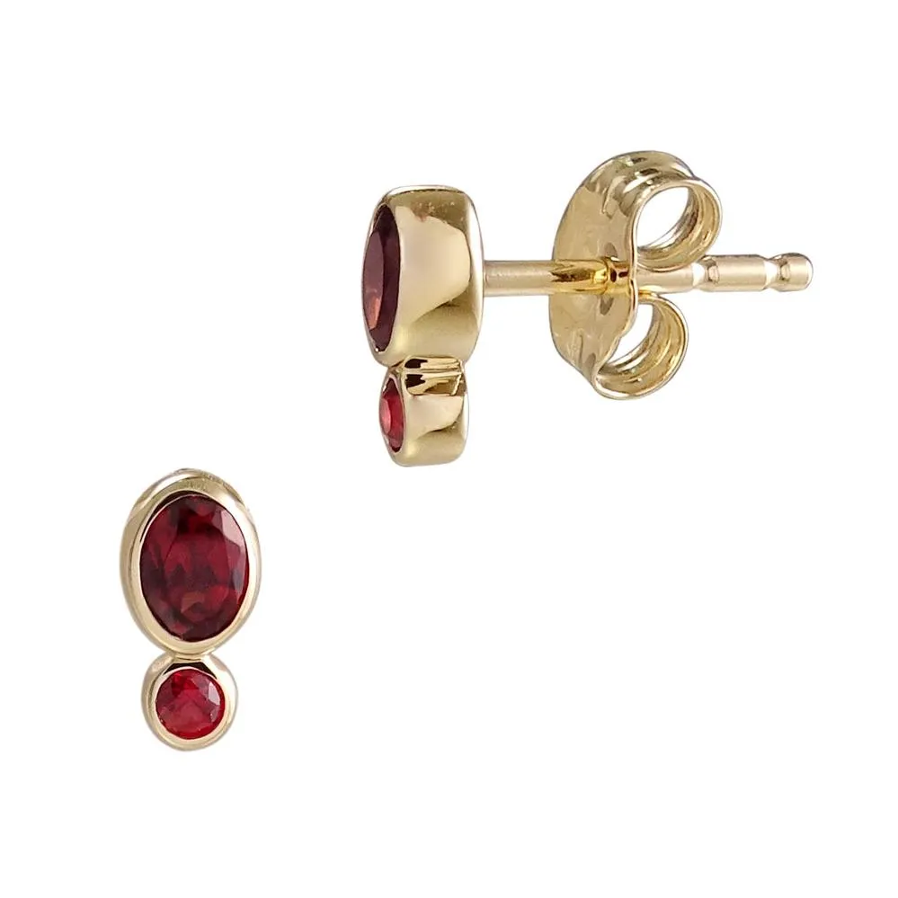 Double Stone Spectra Studs