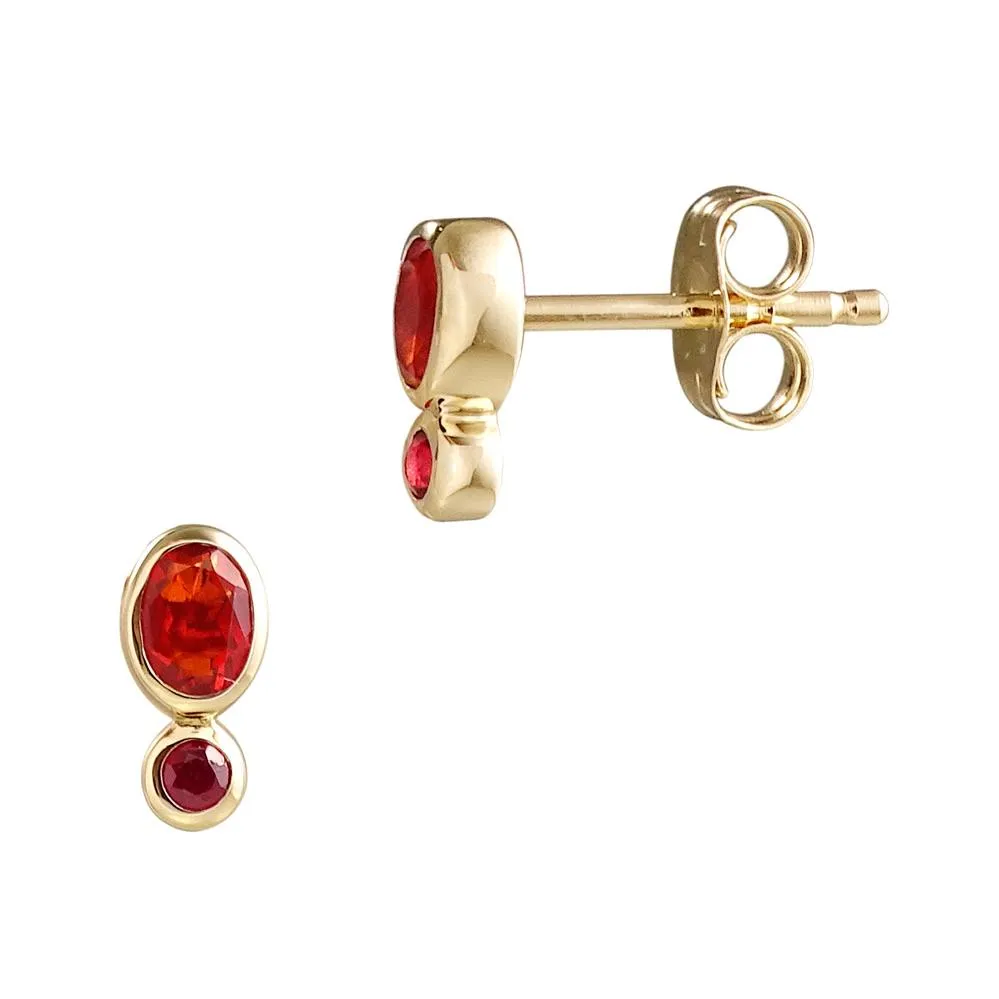 Double Stone Spectra Studs