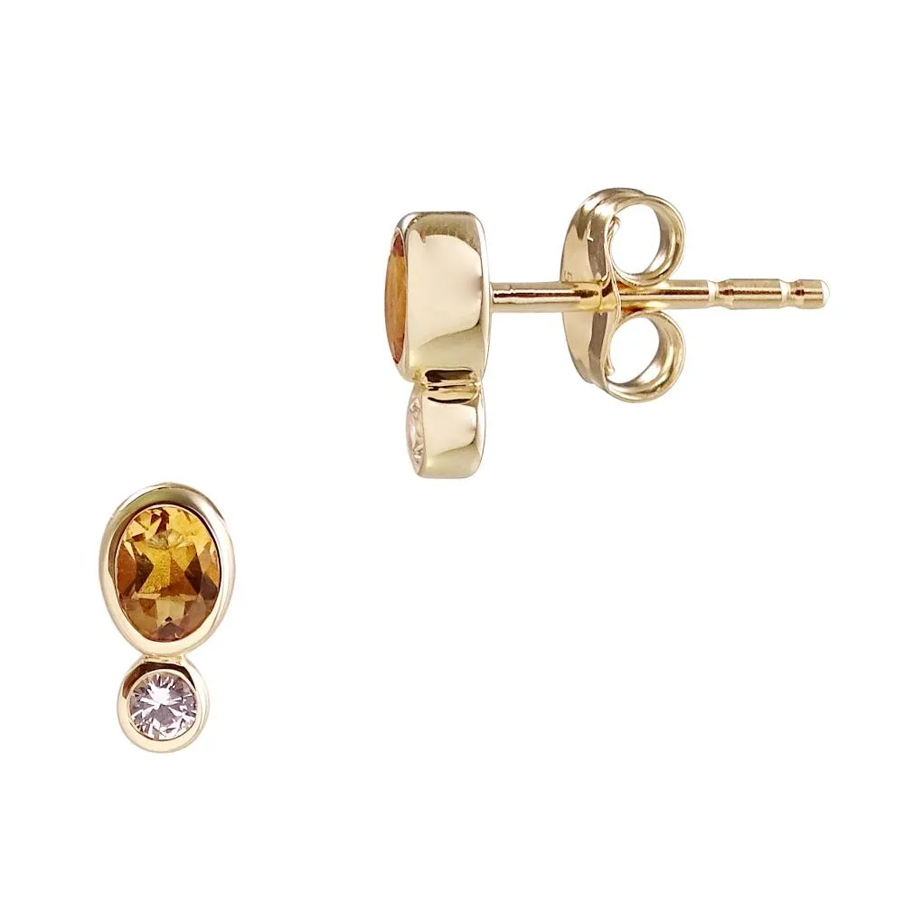 Double Stone Spectra Studs