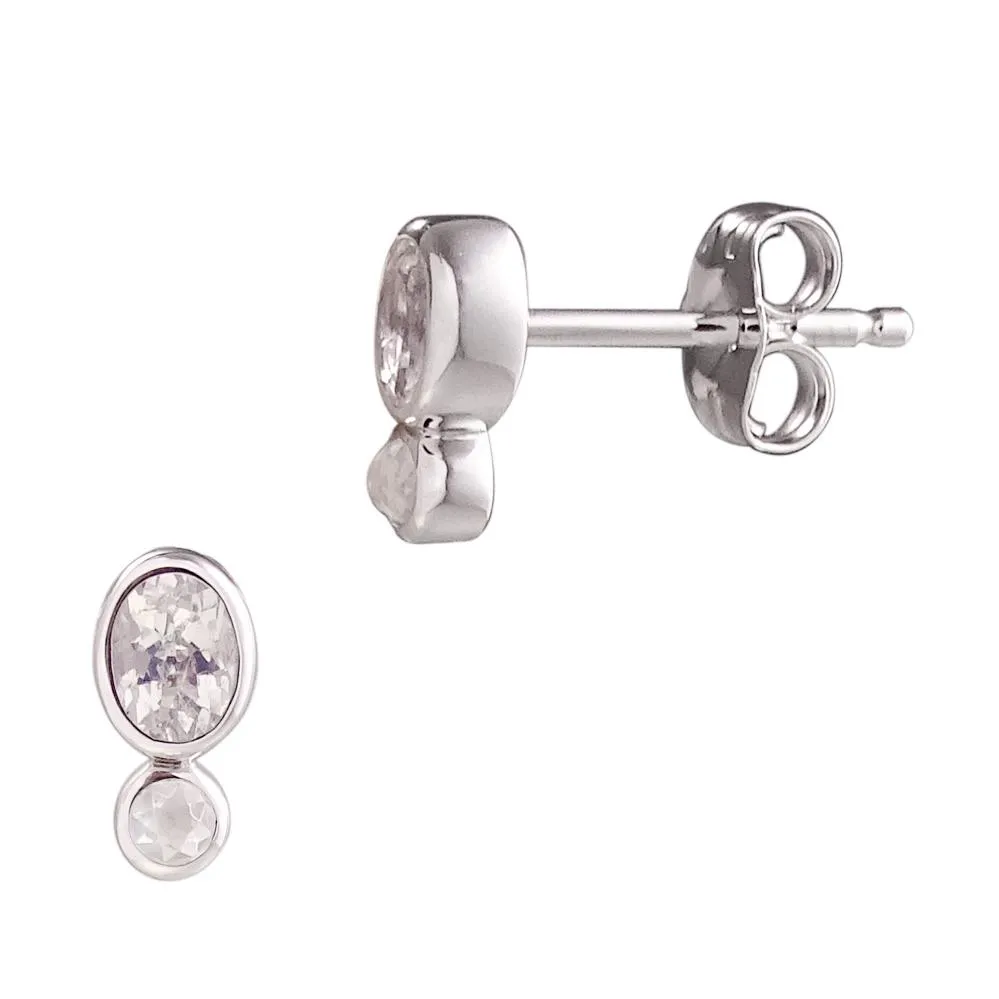 Double Stone Spectra Studs