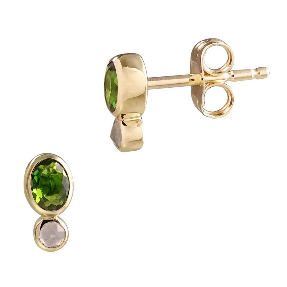 Double Stone Spectra Studs
