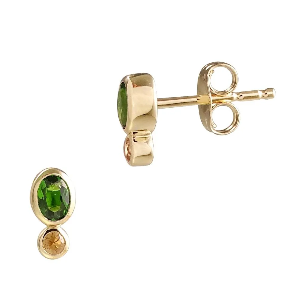 Double Stone Spectra Studs