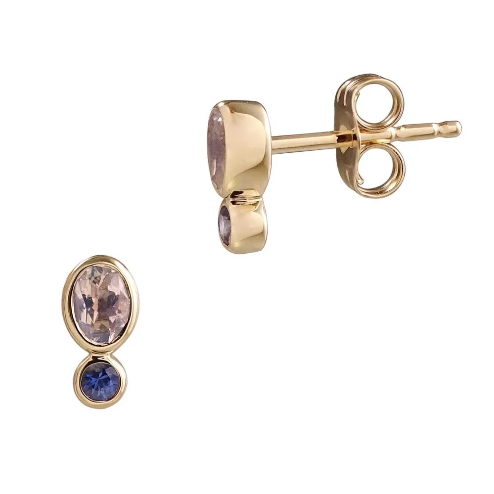 Double Stone Spectra Studs