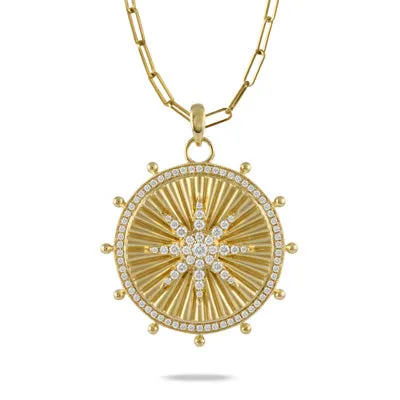 Doves Diamond Star Pendant