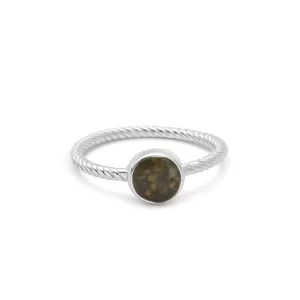 Dune Jewelry Rope Stacker Ring - Round