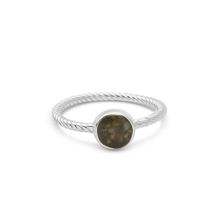 Dune Jewelry Rope Stacker Ring - Round