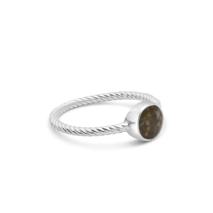 Dune Jewelry Rope Stacker Ring - Round