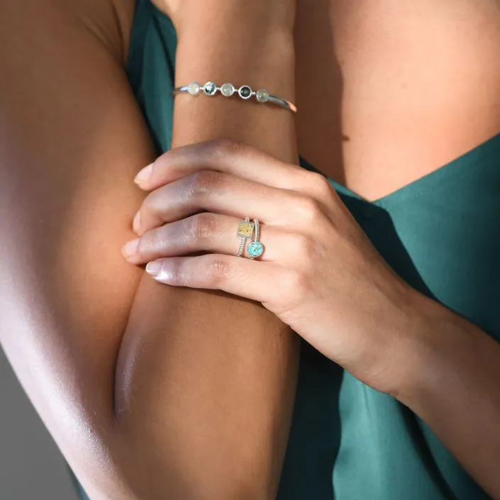 Dune Jewelry Rope Stacker Ring - Round