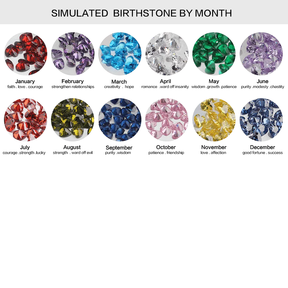 Endless love Personalized Infinity Mother's Ring with 2 Birthstones