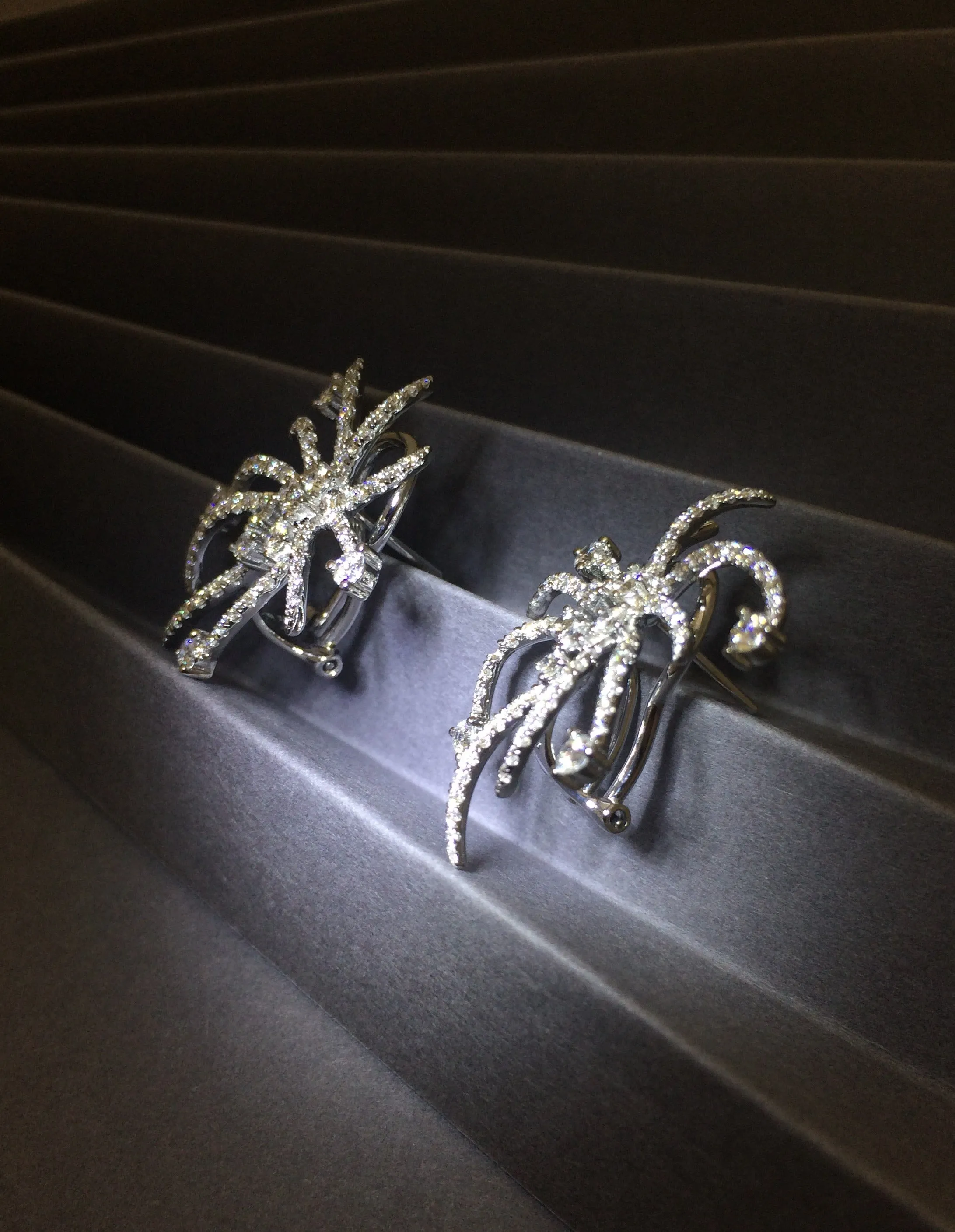 Floral Diamond Earrings