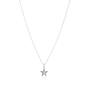 Forever Friends  925 Rhodium Plated Star Chain Pendants