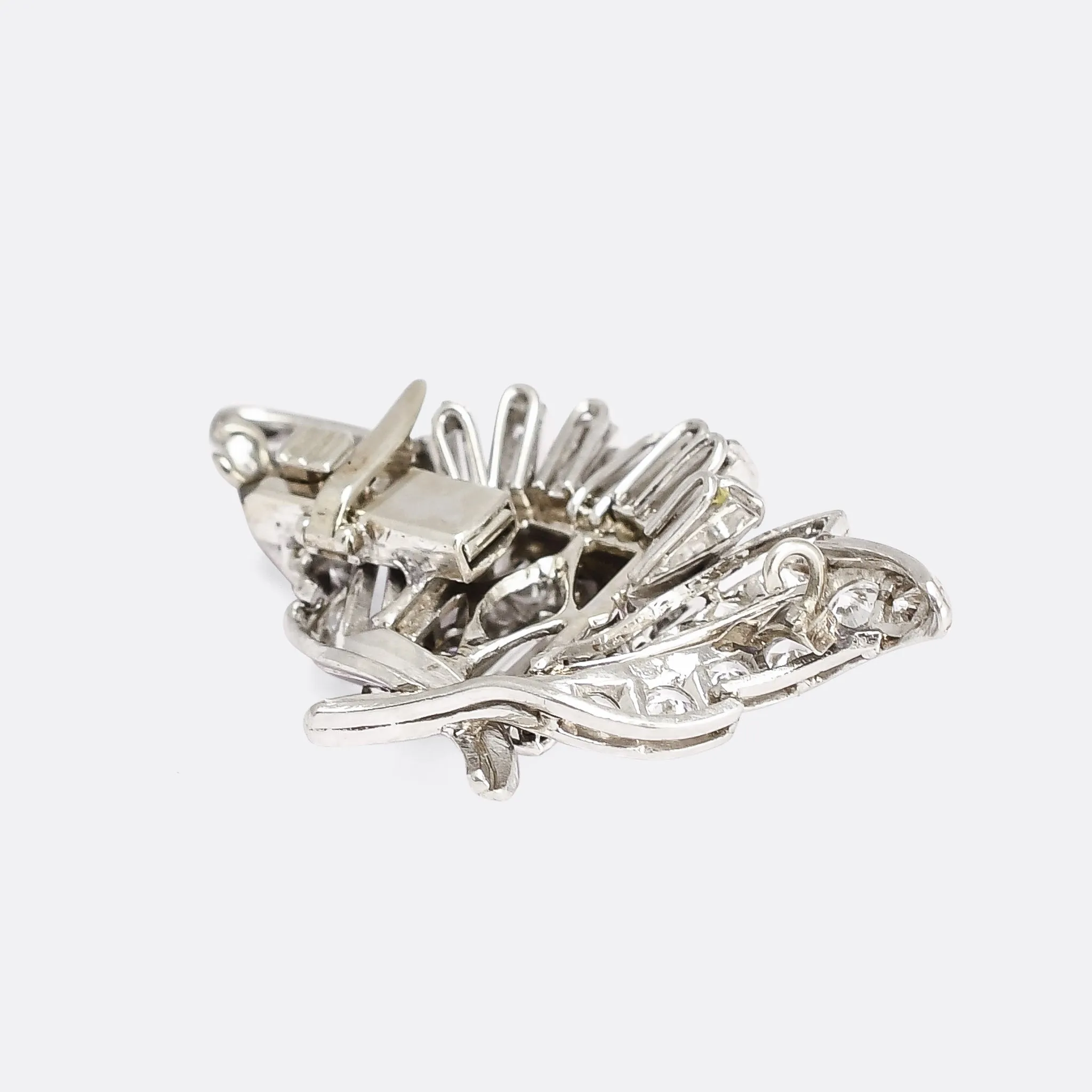 French Art Deco Diamond Clasp