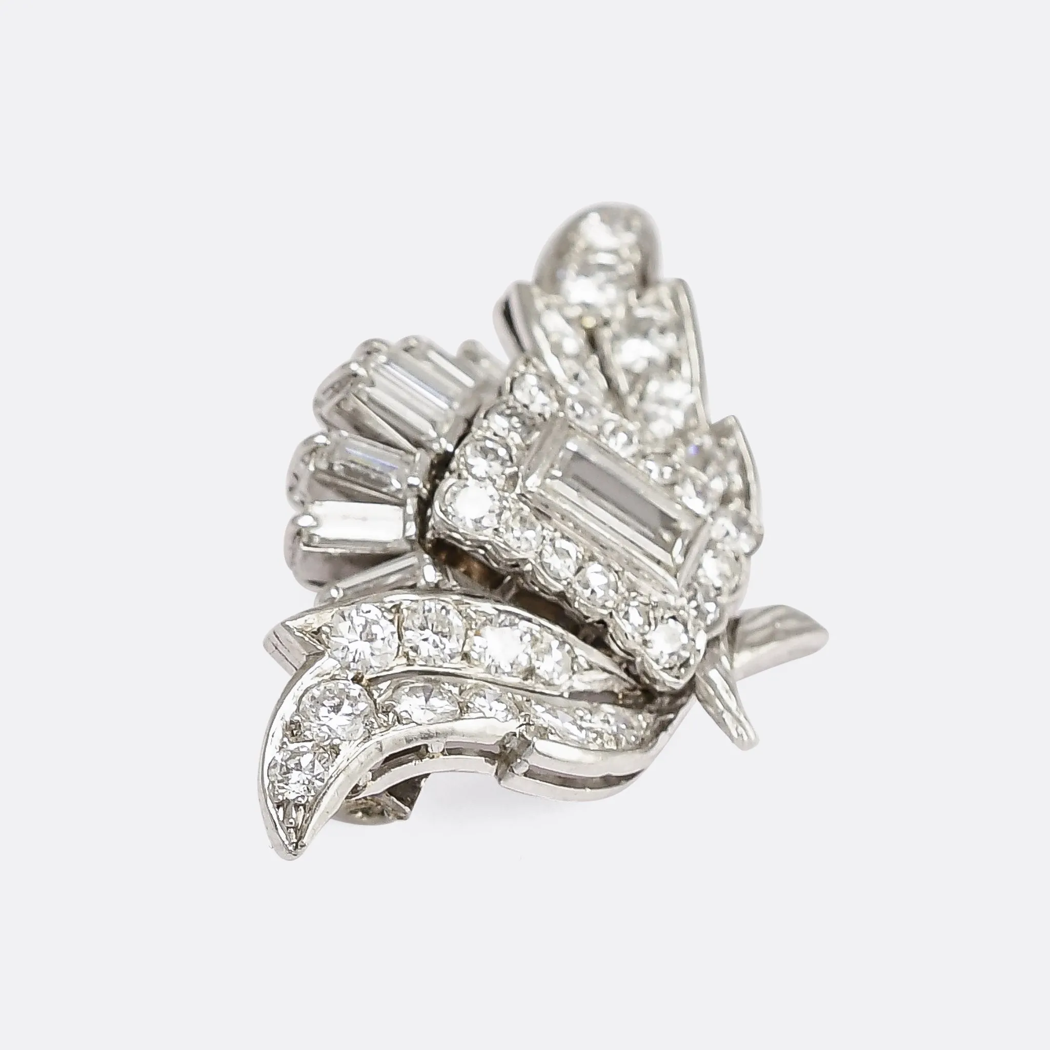 French Art Deco Diamond Clasp