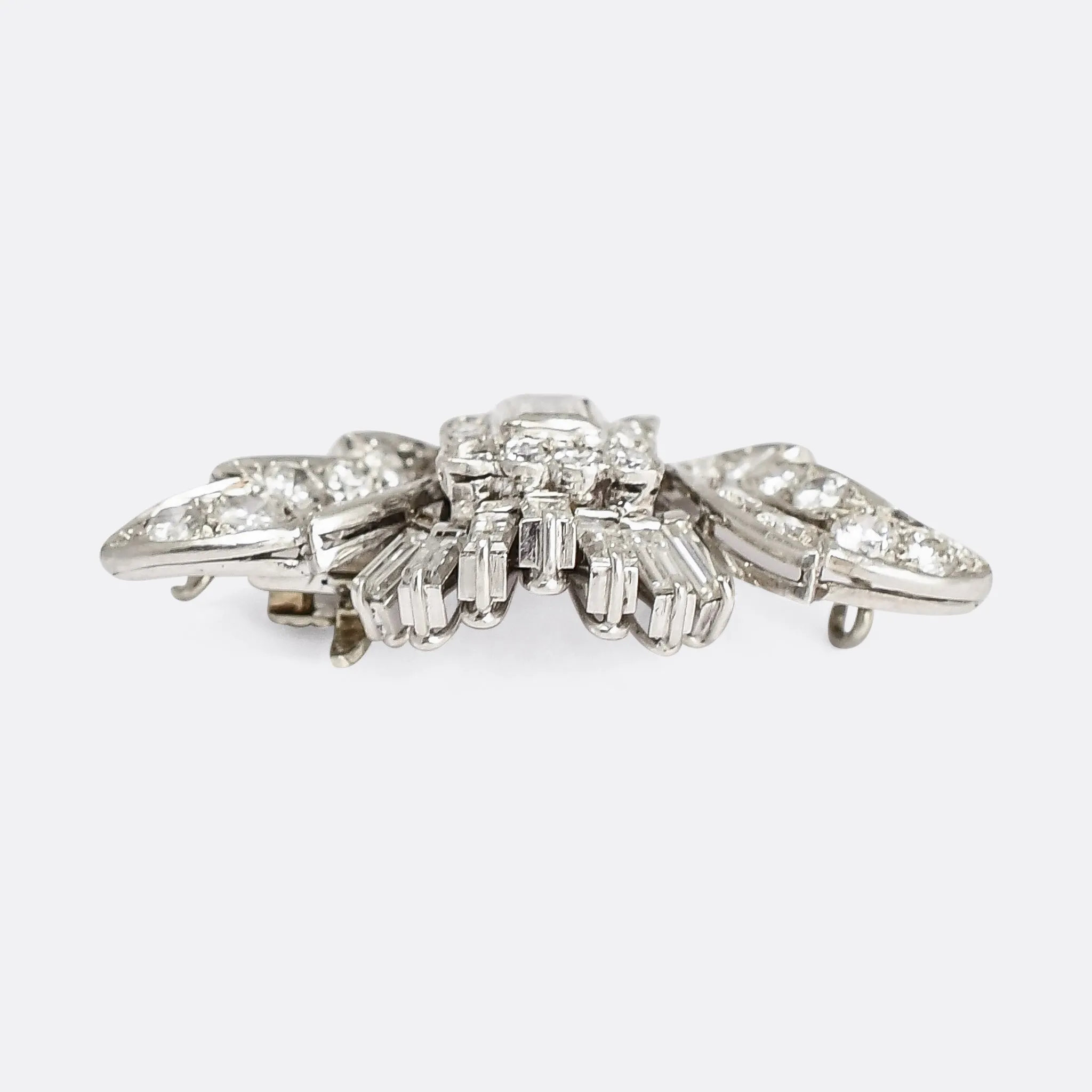 French Art Deco Diamond Clasp