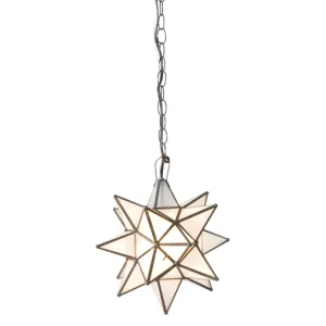 FROSTED STAR PENDANT, SMALL