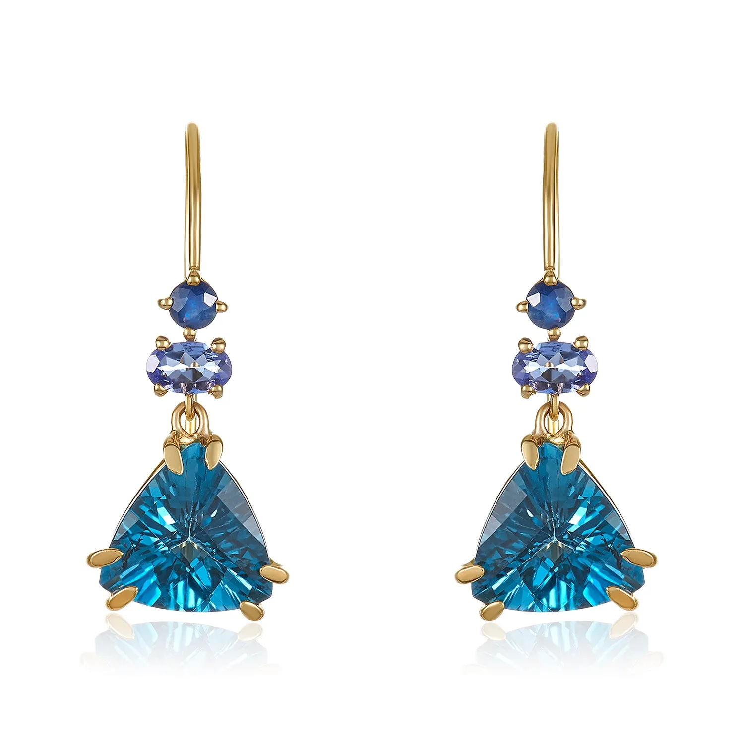 Frozen in Blue Earrings