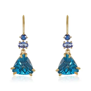 Frozen in Blue Earrings