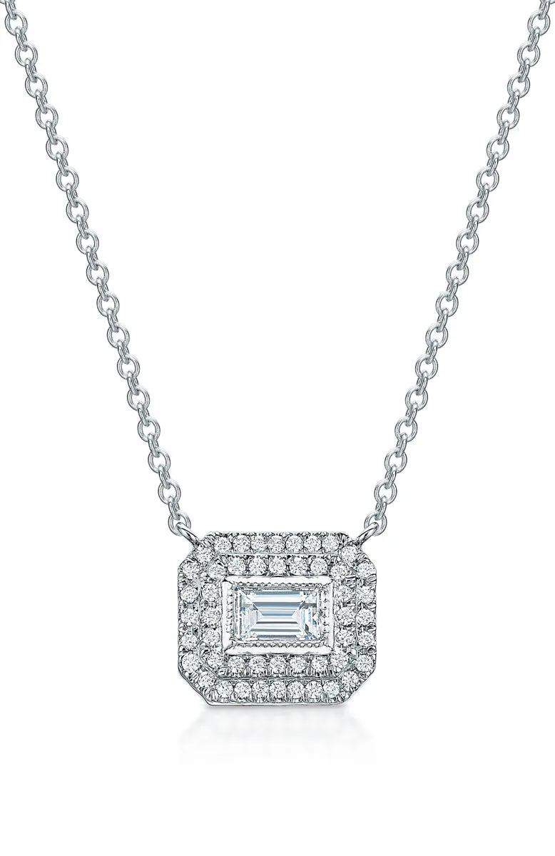 Gabriella Baguette Diamond Pendant