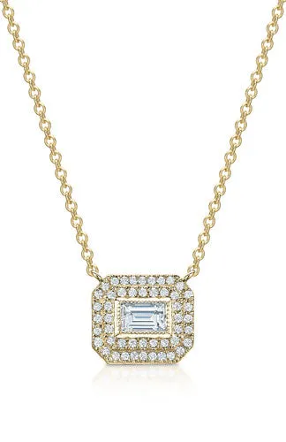 Gabriella Baguette Diamond Pendant