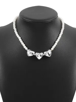 Geometric Heart Shape Necklaces Accessories
