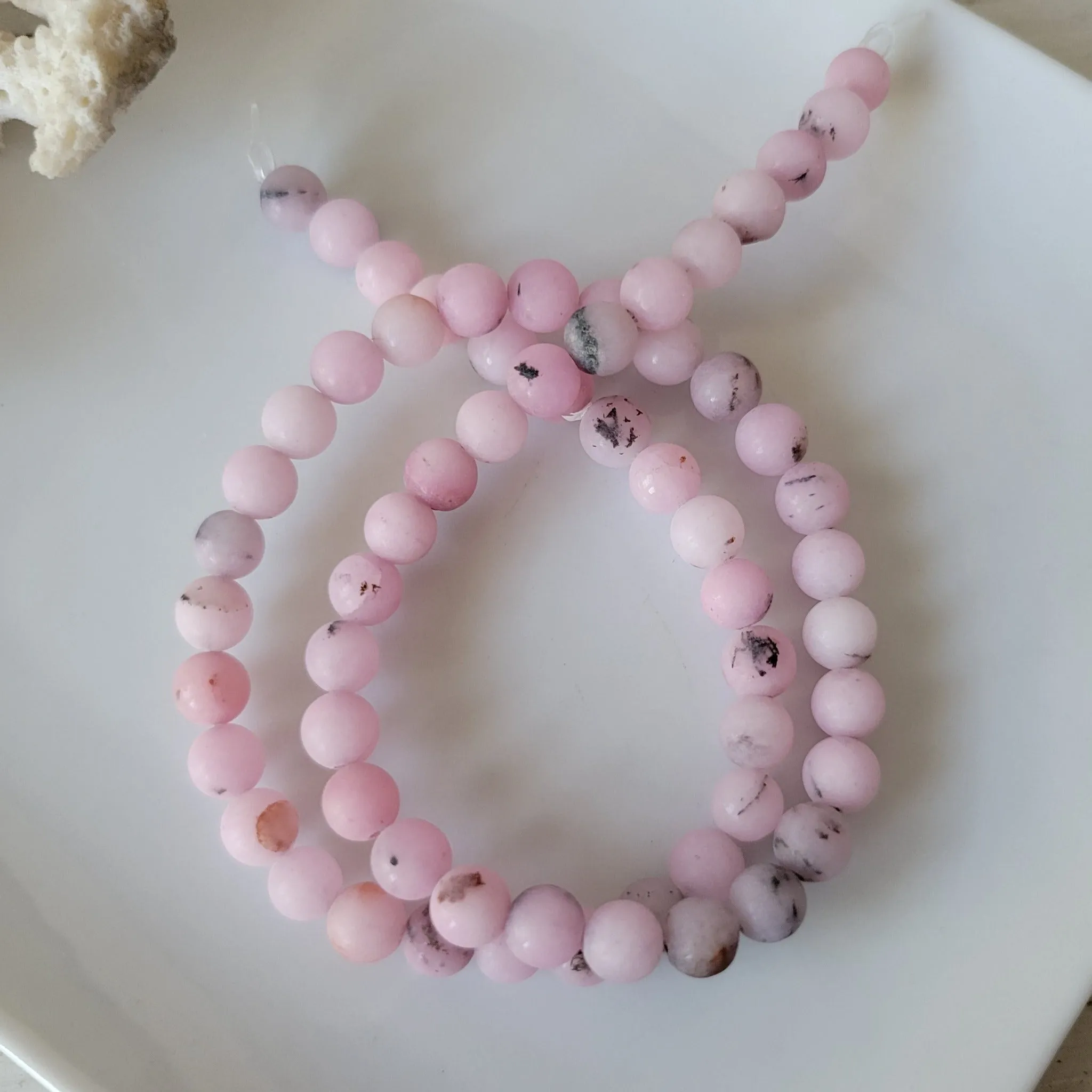 Girl's Natural Stone Bead Bracelets - 1 Add On Bracelet - Multiple Color Choices
