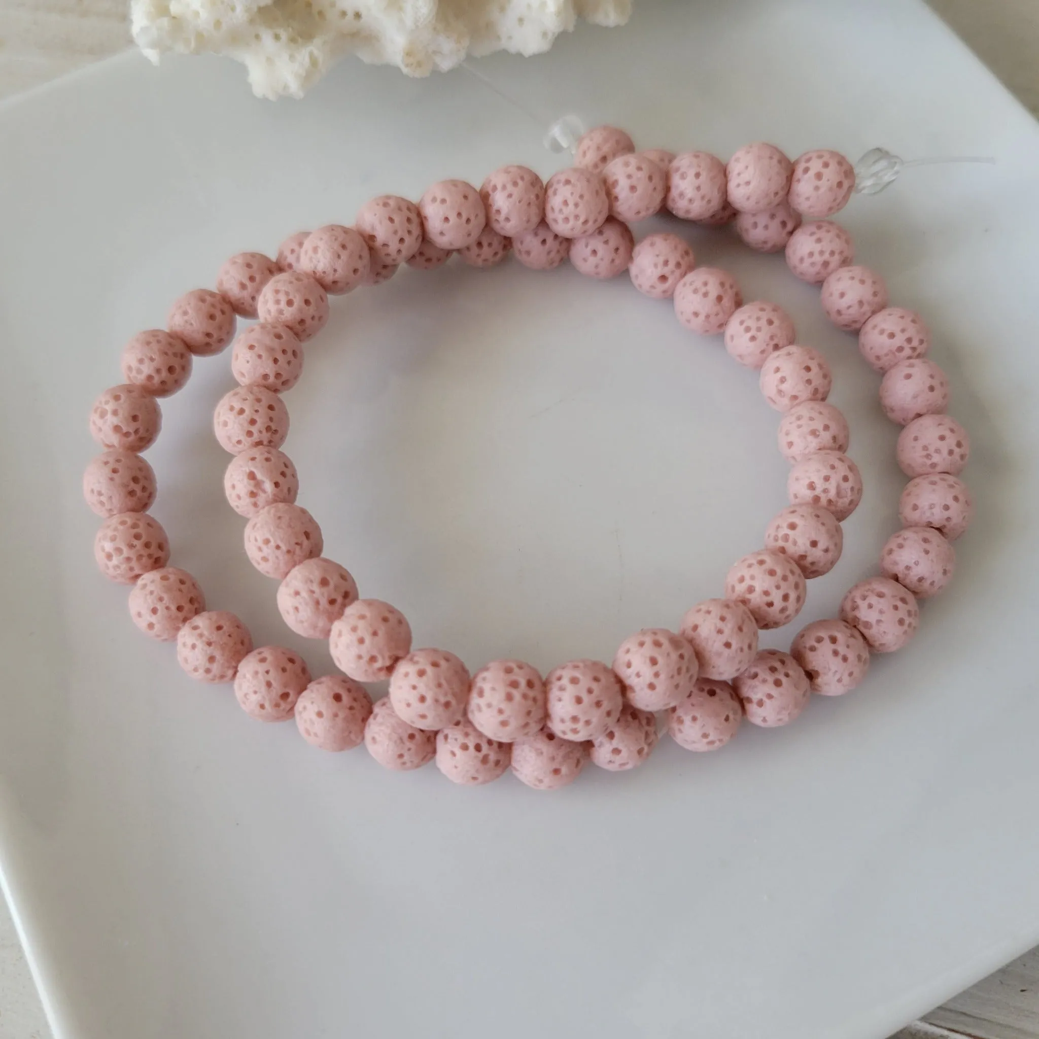 Girl's Natural Stone Bead Bracelets - 1 Add On Bracelet - Multiple Color Choices
