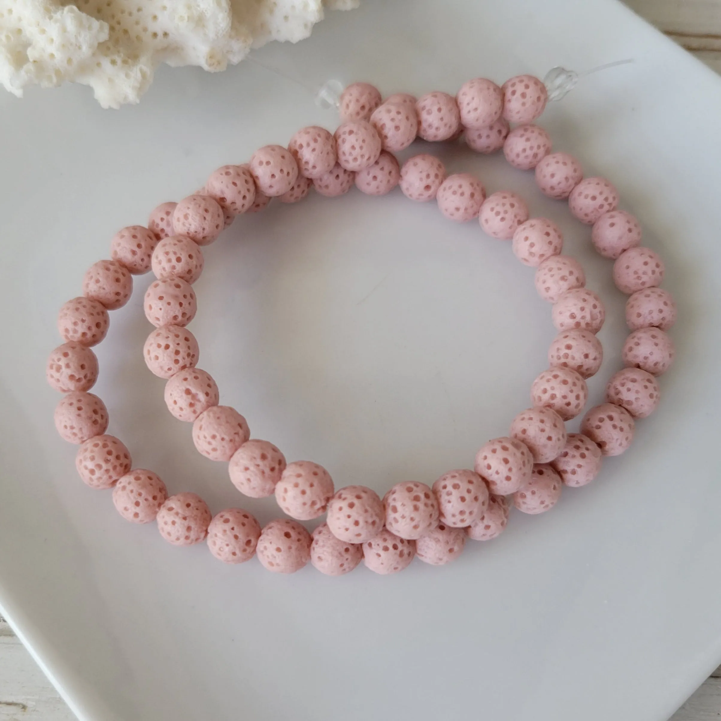 Girl's Natural Stone Bead Bracelets - 1 Add On Bracelet - Multiple Color Choices