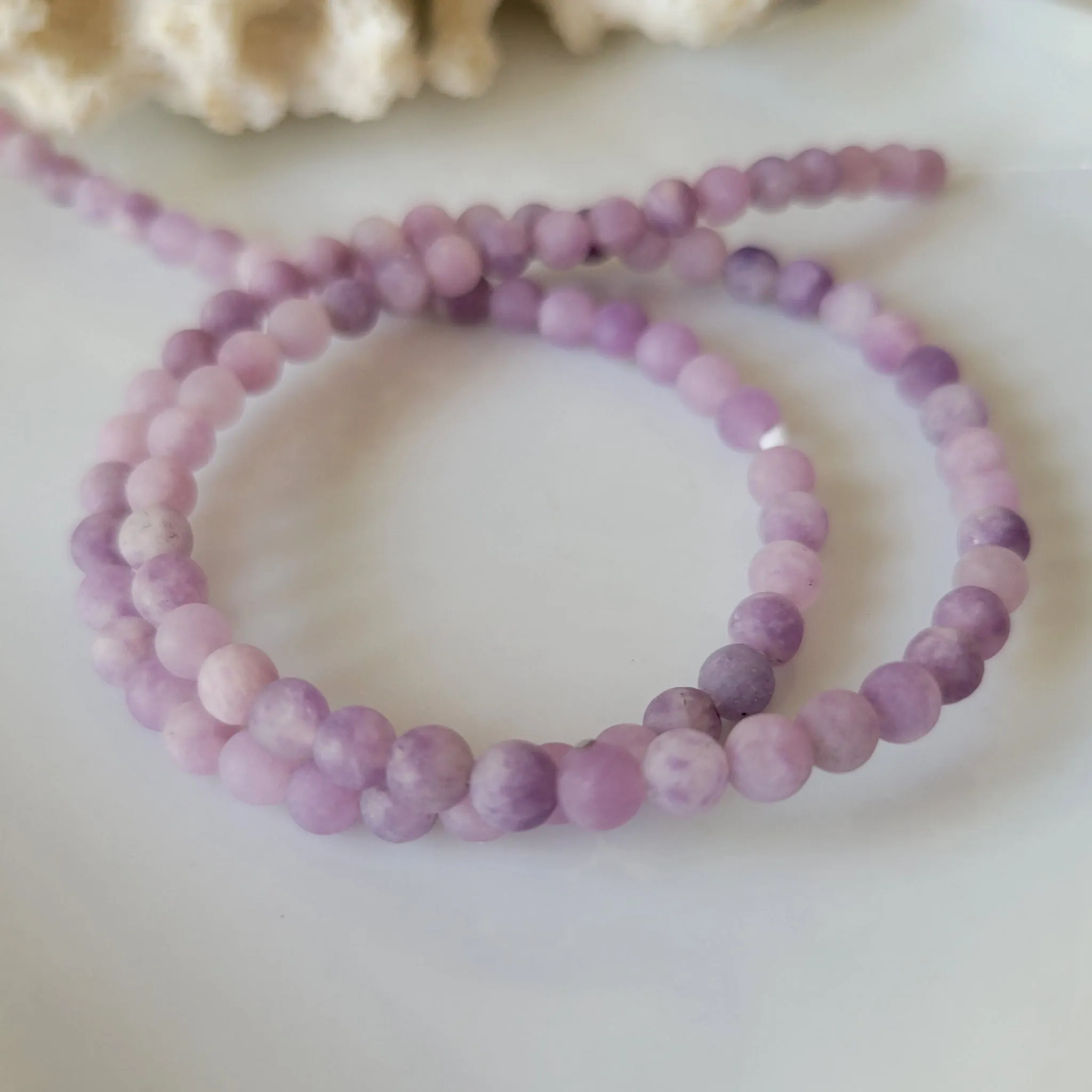 Girl's Natural Stone Bead Bracelets - 1 Add On Bracelet - Multiple Color Choices