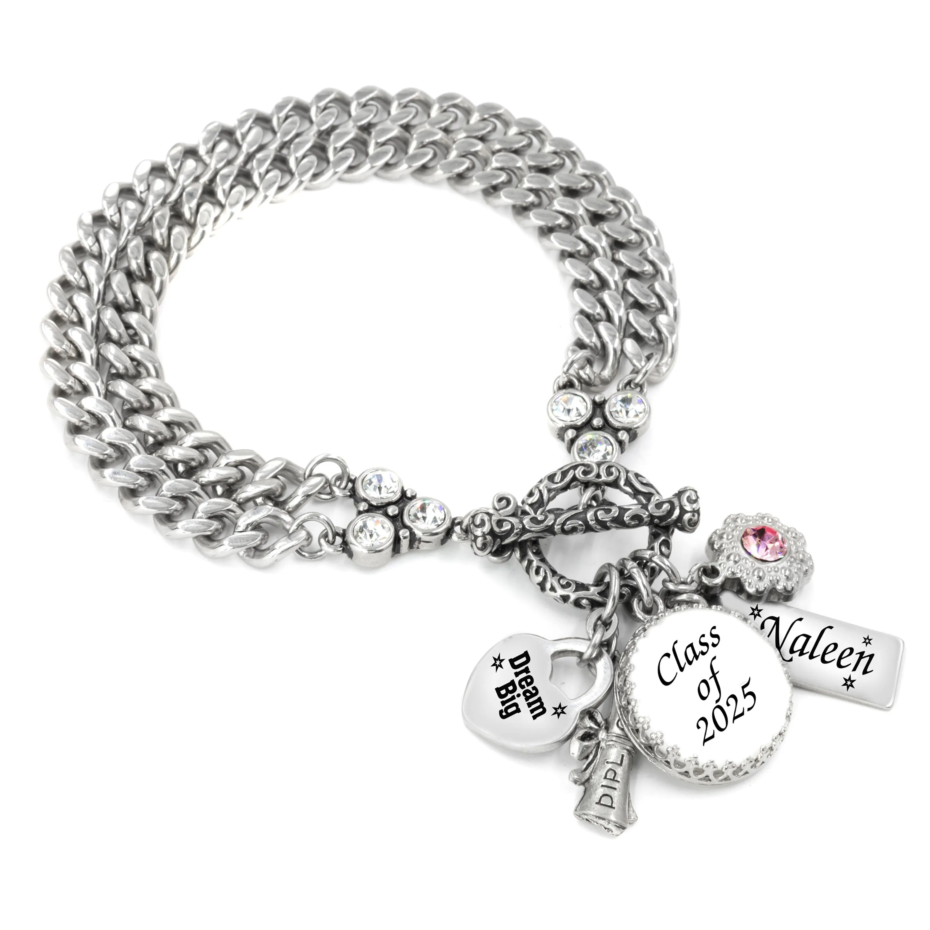Graduation Charm Bracelet Class of 2025