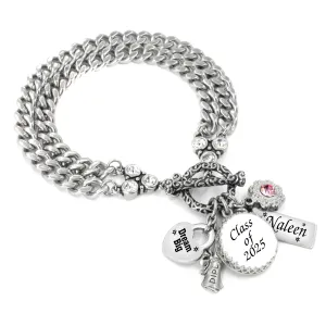 Graduation Charm Bracelet Class of 2025