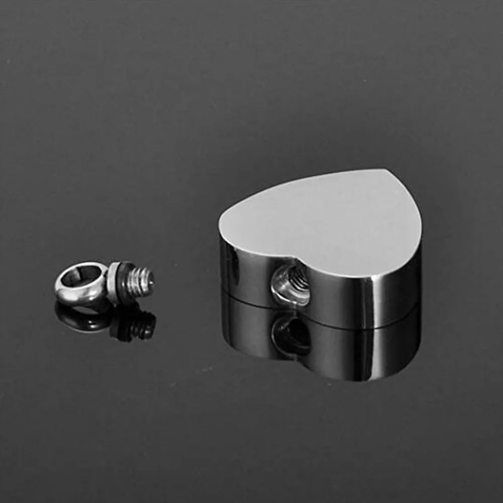 Heart Shaped Cremation Memorial Pendant