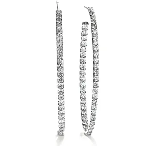 Hearts On Fire Hoopla Oval Hoop Earrings
