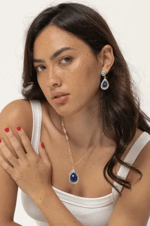 Helen Earrings – Sapphire