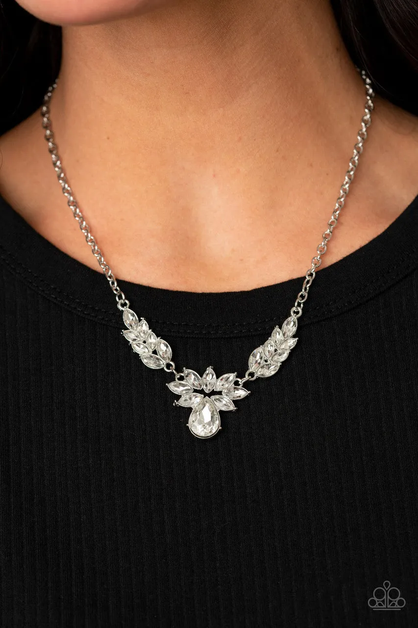 I Need Some HEIR White Paparazzi Necklace