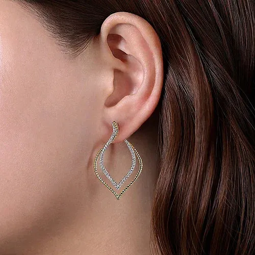 Intricate Layered Diamond Earrings
