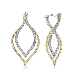 Intricate Layered Diamond Earrings