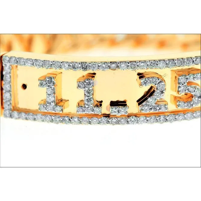 JDTK-B152608- CUBAN LINK DIAMOND NAME PLATE  BRACELET