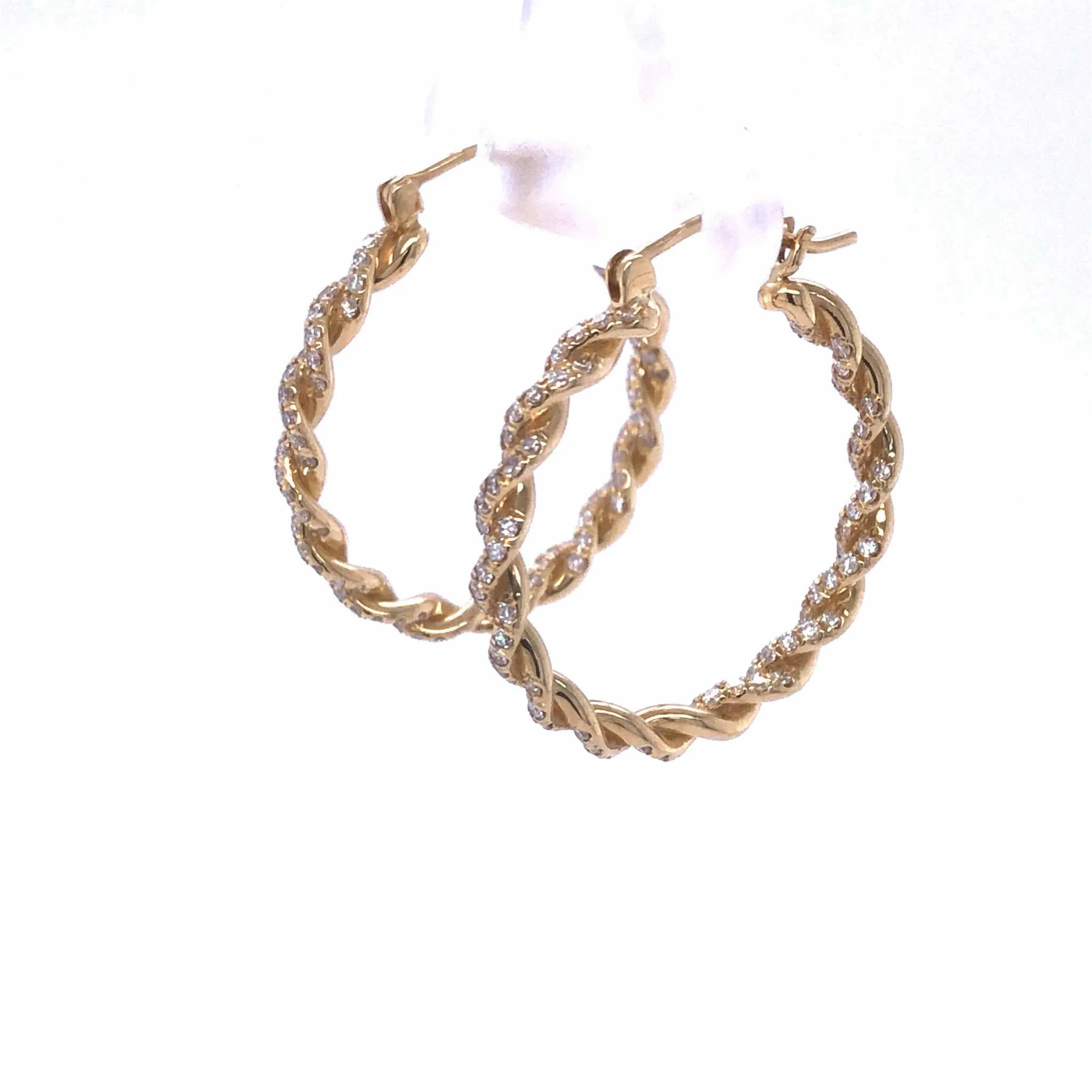 Joanna Diamond Hoop Earrings