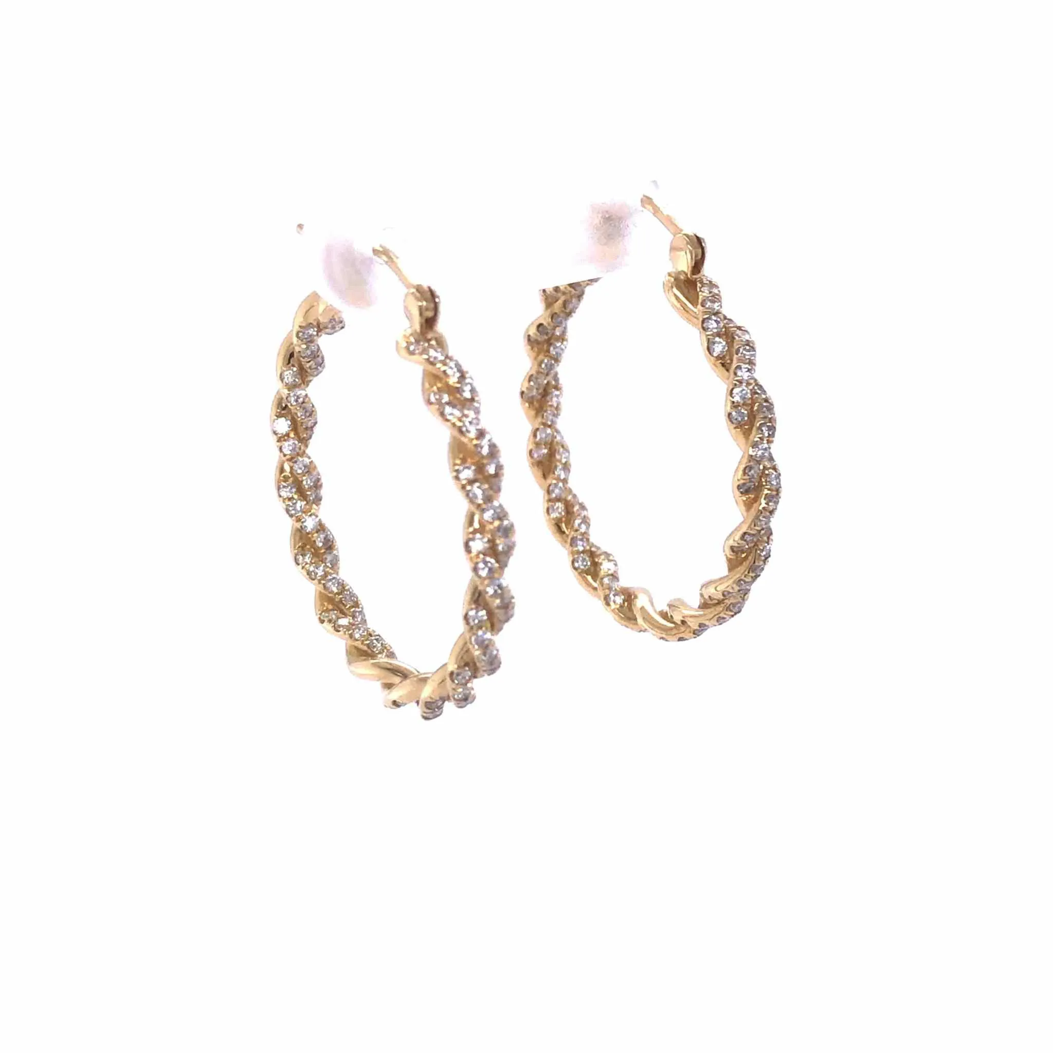 Joanna Diamond Hoop Earrings