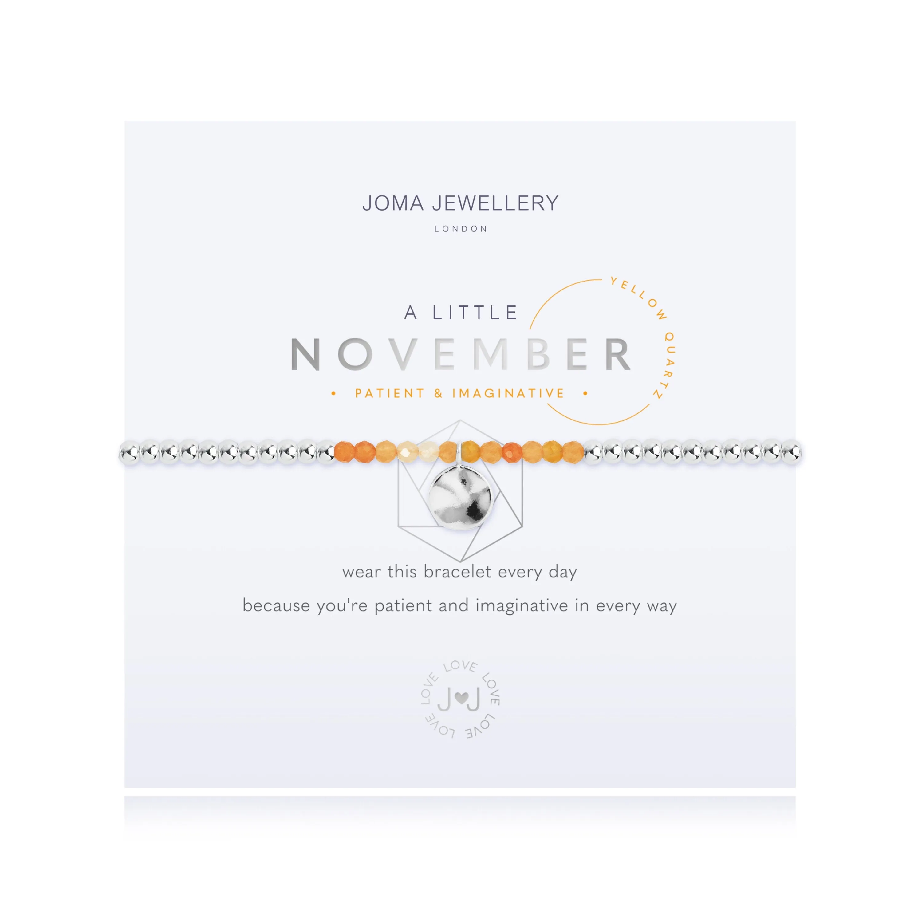 Joma A Little November Birthstone Bracelet