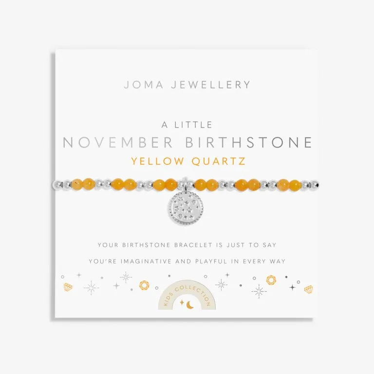 Joma Childen's Birthstone A Little November Bracelet