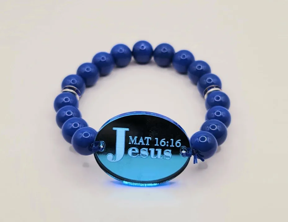 Judah Life Jesus Bracelet (Blue)