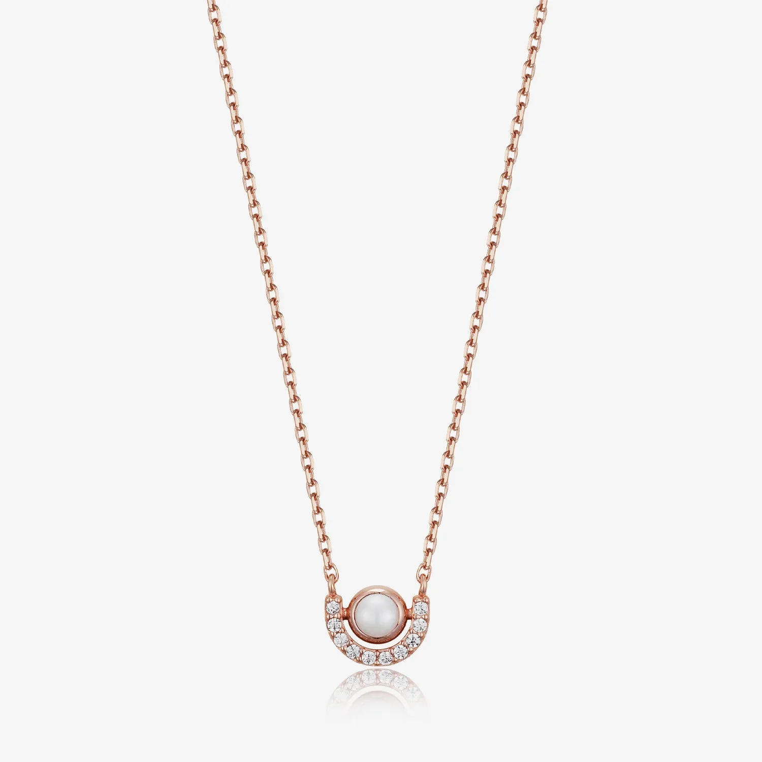 [June Birthstone] Debon D.D Silver Necklace JDRNPYF726W