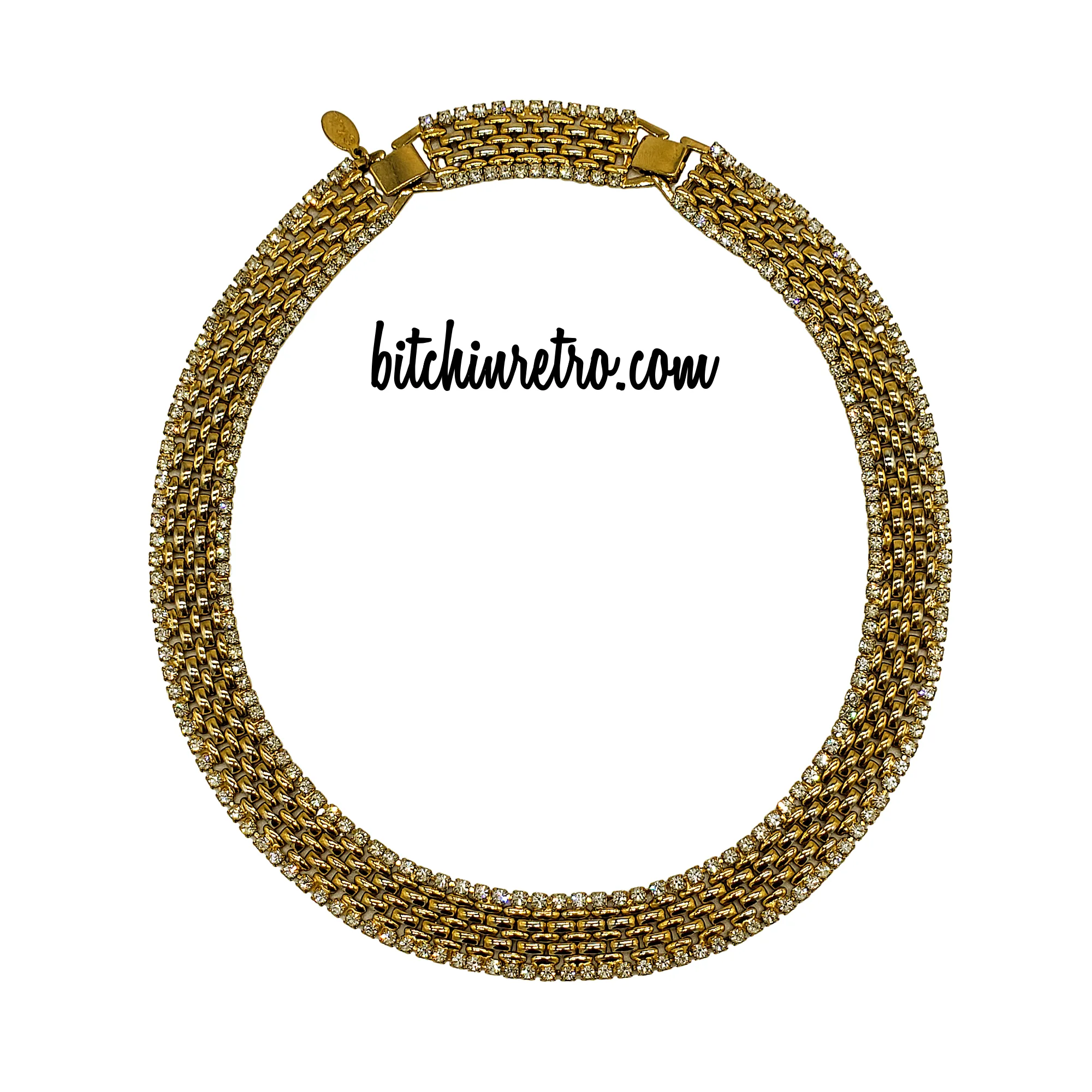 Kenneth Jay Lane Vintage Rhinestone Necklace