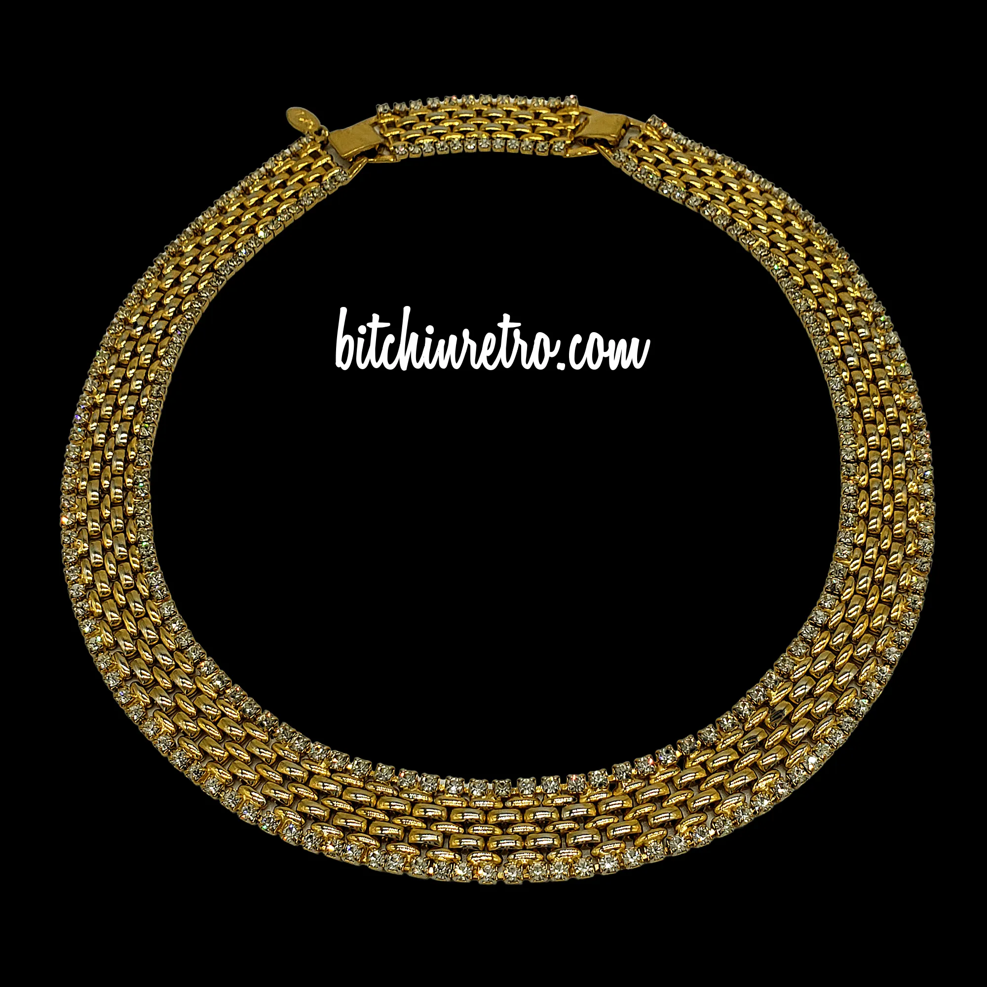 Kenneth Jay Lane Vintage Rhinestone Necklace