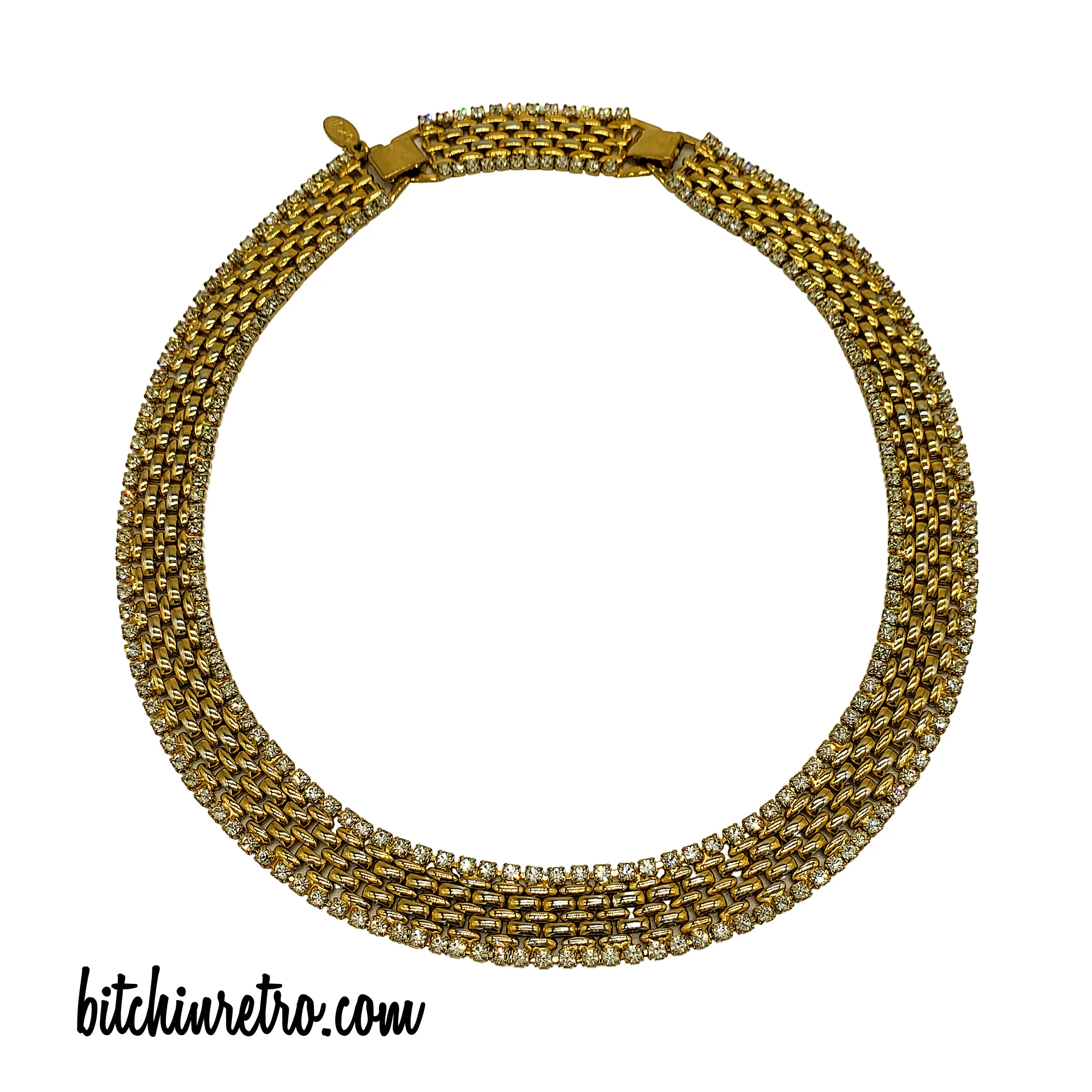 Kenneth Jay Lane Vintage Rhinestone Necklace